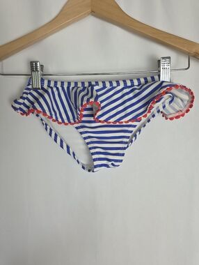 Janie And & Jack Blue Iris Striped Swimsuit Bikini Bottoms 5